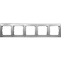 Рамка 5-м Valena горизонт. алюм. модерн Leg 770345 Рамка 5-м Valena горизонт. алюм. модерн Leg 770345