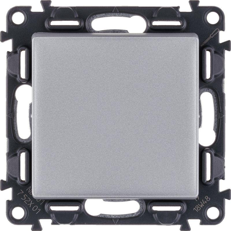 Выключатель 1-кл. СП Valena Life 10А IP20 250В 10AX с лицев. панелью безвинтов. зажимы механизм алюм. Leg 752601 Выключатель 1-кл. СП Valena Life 10А IP20 250В 10AX с лицев. панелью безвинтов. зажимы механизм алюм. Leg 752601