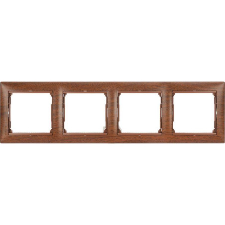Рамка 4-м Valena горизонт. тонир. дерево Leg 770314