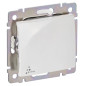 Переключатель проходной 1-кл. СП Valena 10А IP44 250В механизм бел. IEK 774206