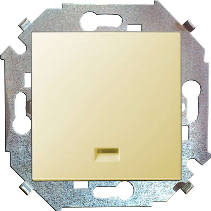 Механизм кнопки клавишной 1-м СП с подсветкой 16А Simon15 сл. кость 1591160-031 Механизм кнопки клавишной 1-м СП с подсветкой 16А Simon15 сл. кость 1591160-031