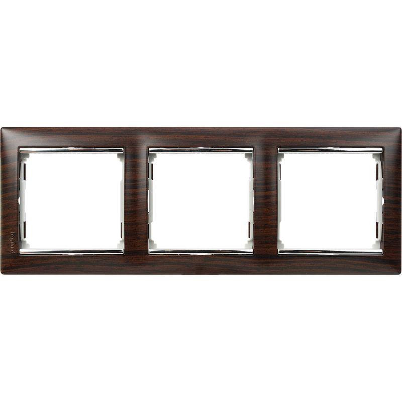 Рамка 3-м Valena горизонт. ноктюрн/сереб. Leg 770393 Рамка 3-м Valena горизонт. ноктюрн/сереб. Leg 770393