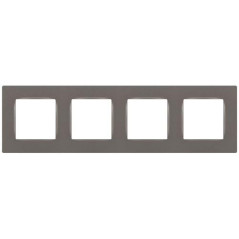Рамка 4-м 12-5204-16 Классик титан Эра Б0067774