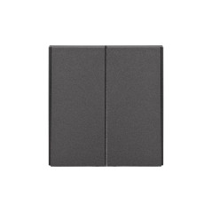 Переключатель проходной 2-кл. СП STRONG 10А графит Kranz KR-78-0709-6