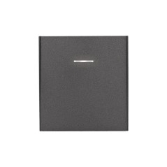 Переключатель перекрестный 1-кл. СП STRONG 10А с подсветкой графит Kranz KR-78-0718-6