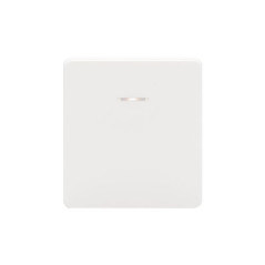 Переключатель перекрестный 1-кл. СП ROUND 10А с подсветкой перламутр Kranz KR-78-0718-1