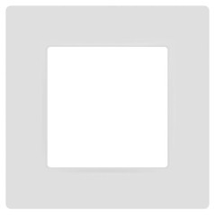 Рамка 1-м 12-5201-01М Классик бел. матов. Эра Б0067738