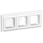 Рамка 3-м СП FLITE Рпро-3-55-ФлБ IP55 бел. IEK FI-M30-32-55-K01