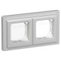 Рамка 2-м СП FLITE Рпро-2-55-ФлА IP55 алюм. IEK FI-M20-32-55-K47