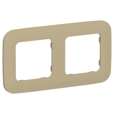 Рамка 2-м СП FLITE РУ-2-А-ФлХ хаки IEK FI-M22-31-20-K59