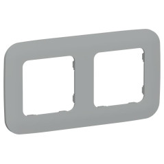 Рамка 2-м СП FLITE РУ-2-А-ФлС сер. IEK FI-M22-31-20-K03
