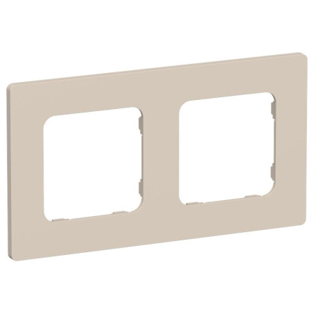 Рамка 2-м СП FLITE РУ-2-К-ФлЛ льняной IEK FI-M22-32-20-K88