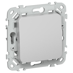 Выключатель 1-кл. СП FLITE ВС11-1-0-ФлА 10А механизм алюм. IEK FI-V10-0-10-1-K47