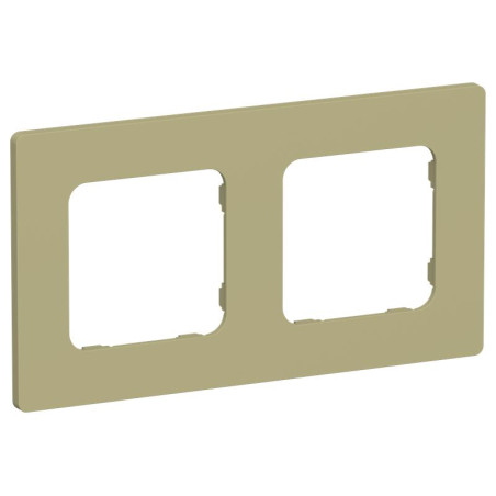 Рамка 2-м СП FLITE РУ-2-К-ФлО олив. IEK FI-M22-32-20-K26