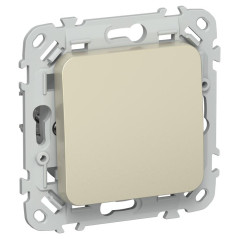 Выключатель 1-кл. СП FLITE ВС11-1-0-ФлШ 10А механизм шампань IEK FI-V10-0-10-1-K37