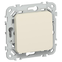 Выключатель перекрестный 1-кл. СП FLITE ВС71-1-0-ФлСл 10А механизм сливочный IEK FI-V13-0-10-K86