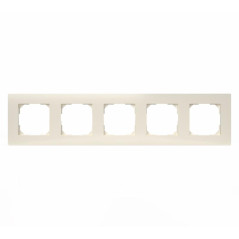 Рамка 5-м Pixel беж. TOKOV ELECTRIC TKE-PX-RM5-C02