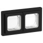 Рамка 2-м СП FLITE Рпро-2-55-ФлЧ IP55 черн. IEK FI-M20-32-55-K02 Рамка 2-м СП FLITE Рпро-2-55-ФлЧ IP55 черн. IEK FI-M20-32-55-K02