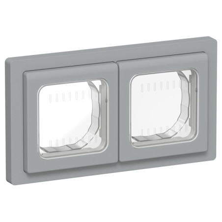 Рамка 2-м СП FLITE Рпро-2-55-ФлС IP55 сер. IEK FI-M20-32-55-K03