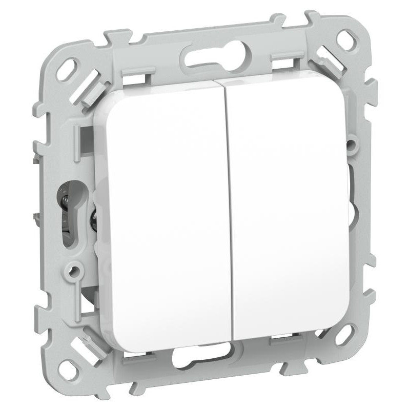 Выключатель кнопочный 2-кл. СП FLITE ВС12-2-0-ФлБ 10А механизм бел. IEK FI-V24-0-10-1-K01 Выключатель кнопочный 2-кл. СП FLITE ВС12-2-0-ФлБ 10А механизм бел. IEK FI-V24-0-10-1-K01