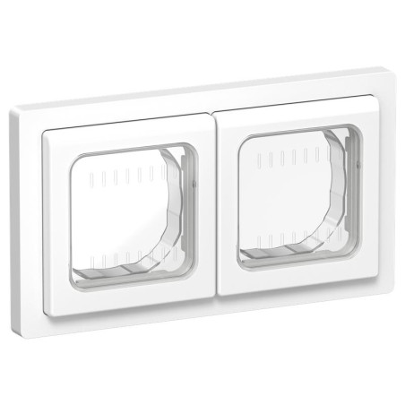 Рамка 2-м СП FLITE Рпро-2-55-ФлБ IP55 бел. IEK FI-M20-32-55-K01