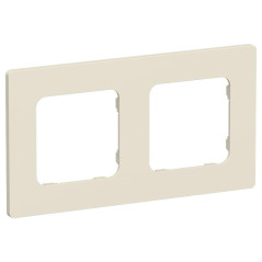 Рамка 2-м СП FLITE РУ-2-К-ФлСл сливочный IEK FI-M22-32-20-K86