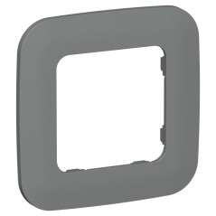 Рамка 1-м СП FLITE РУ-1-А-ФлМА мокрый асфальт IEK FI-M12-31-20-K80
