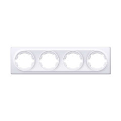 Рамка 4-м Florence бел. 1E52401300 OneKeyElectro 2172785