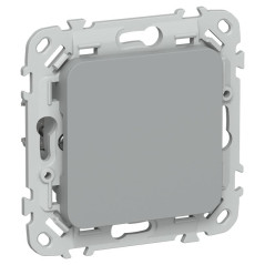 Заглушка СП FLITE ЗГ-ФлС с суппортом механизм сер. IEK FI-PL10-K03