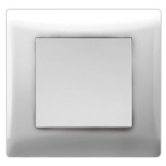 Выключатель 1-кл. СП 10А IP20 V01-11-V11-S бел. Volsten 9001