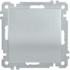 Выключатель 1-кл. СП Bolero ВС10-1-0-Б 10А IP20 механизм серебр. IEK EVB10-K23-10