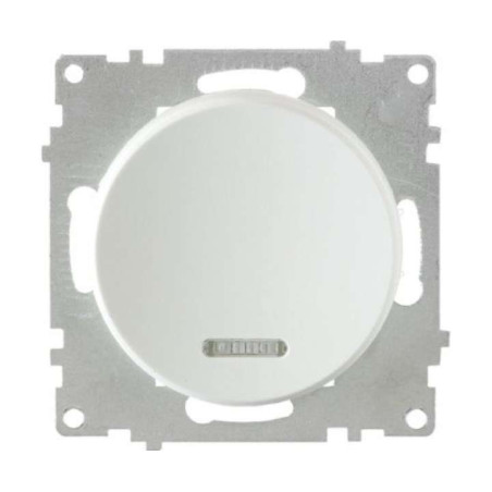 Выключатель 1-кл. СП Florence 10А IP20 с подсветкой механизм бел. (1E31701300) OneKeyElectro 2172778