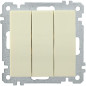 Выключатель 3-кл. СП Bolero ВС10-3-0-Б 10А IP20 10А IP20 механизм крем. IEK EVB30-K33-10 Выключатель 3-кл. СП Bolero ВС10-3-0-Б 10А IP20 10А IP20 механизм крем. IEK EVB30-K33-10