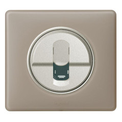 Панель лицевая Celiane для розетки компьютерной RJ45 титан Leg 068551