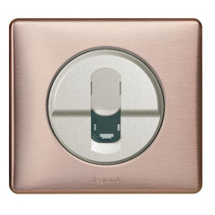 Панель лицевая Celiane для розетки компьютерной RJ45 титан Leg 068551