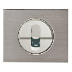 Панель лицевая Celiane для розетки компьютерной RJ45 титан Leg 068551