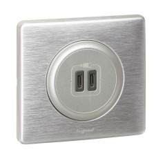 Рамка 1-м Celiane алюм. Leg 068921