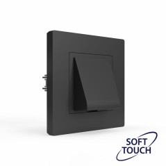 Вывод кабеля СП Pixel IP20 механизм карбон TOKOV ELECTRIC TKE-PX-CP-C14