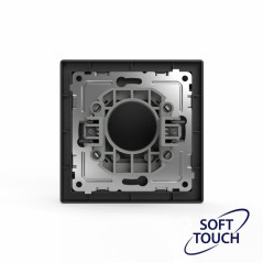 Вывод кабеля СП Pixel IP20 механизм карбон TOKOV ELECTRIC TKE-PX-CP-C14