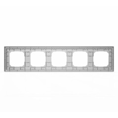 Рамка 5-м Pixel алюм. TOKOV ELECTRIC TKE-PX-RM5-C03