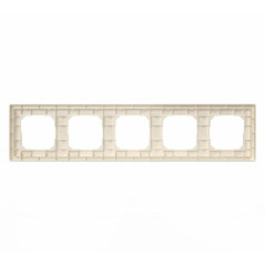 Рамка 5-м Pixel беж. TOKOV ELECTRIC TKE-PX-RM5-C02