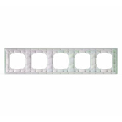 Рамка 5-м Pixel перламутр. TOKOV ELECTRIC TKE-PX-RM5-C04