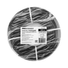 Кабель греющий саморег. SRL40-2 UV с УФ-защитой неэкранированный 30Вт/м 0.9кв.мм/40м (уп.100м) PROCONNECT 51-0233