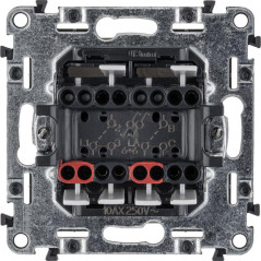 Переключатель 2-кл. СП Valena Life 10А IP20 250В с лицев. панелью безвинтов. зажимы механизм сл. кость Leg 752508