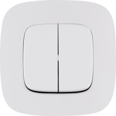 Переключатель 2-кл. СП Valena Allure 10А IP20 250В с лицев. панелью безвинтов. зажимы механизм бел. Leg 752708