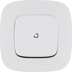 Переключатель 1-кл. СП Valena Allure 10А IP20 250В 10AX с подсветкой с лицев. панелью безвинтов. зажимы механизм бел. Leg 752726