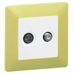 Рамка 1-м Valena Life универсальная лайм Leg 754081