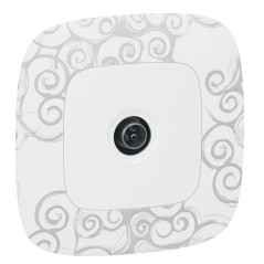 Рамка 1-м Valena Allure универсальная нарцисс хром Leg 754341