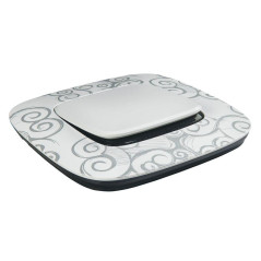 Рамка 1-м Valena Allure универсальная нарцисс хром Leg 754341