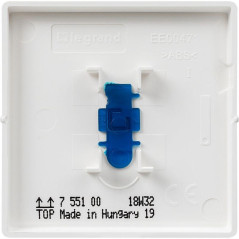 Панель лицевая Valena Life для 1-кл. выкл. с подсветкой/индикацией бел. Leg 755100